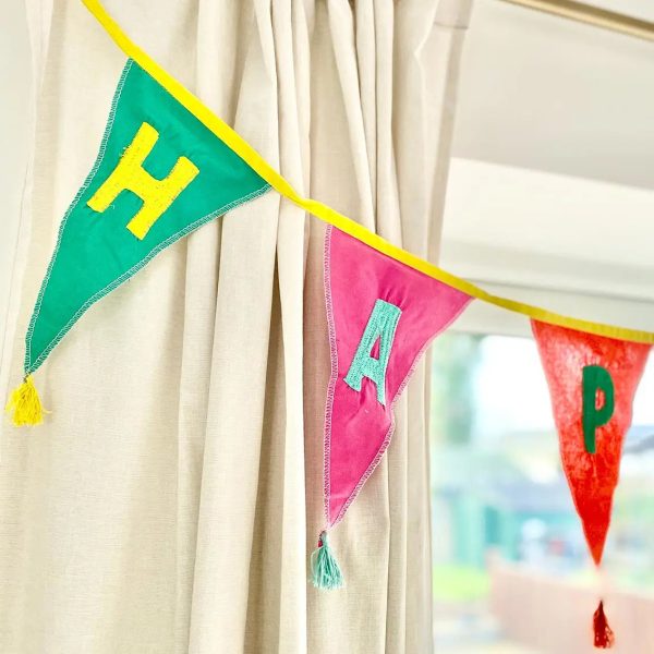 Rainbow Happy Birthday Garland - Image 3