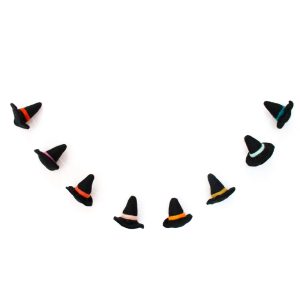 Witch Hat Halloween Felt Garland