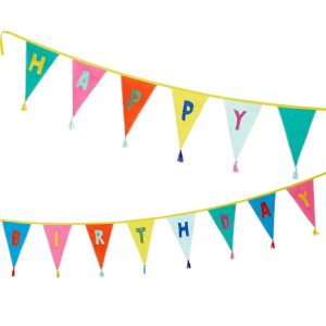 Rainbow Happy Birthday Garland