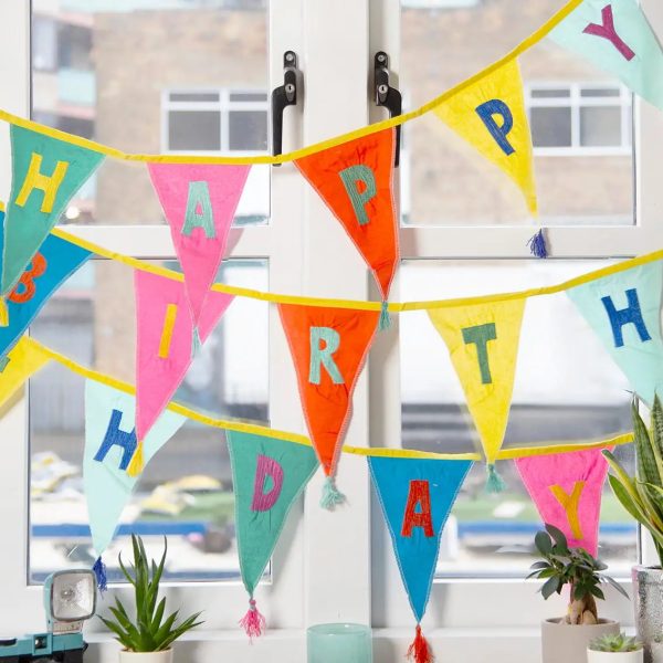 Rainbow Happy Birthday Garland - Image 4