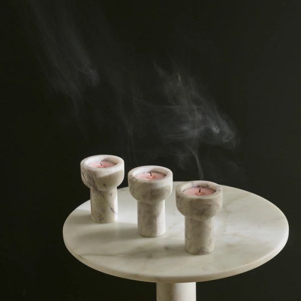Marble Duo Candle Holder - Image 3