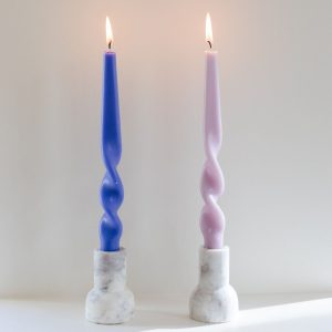 Marble Duo Candle Holder